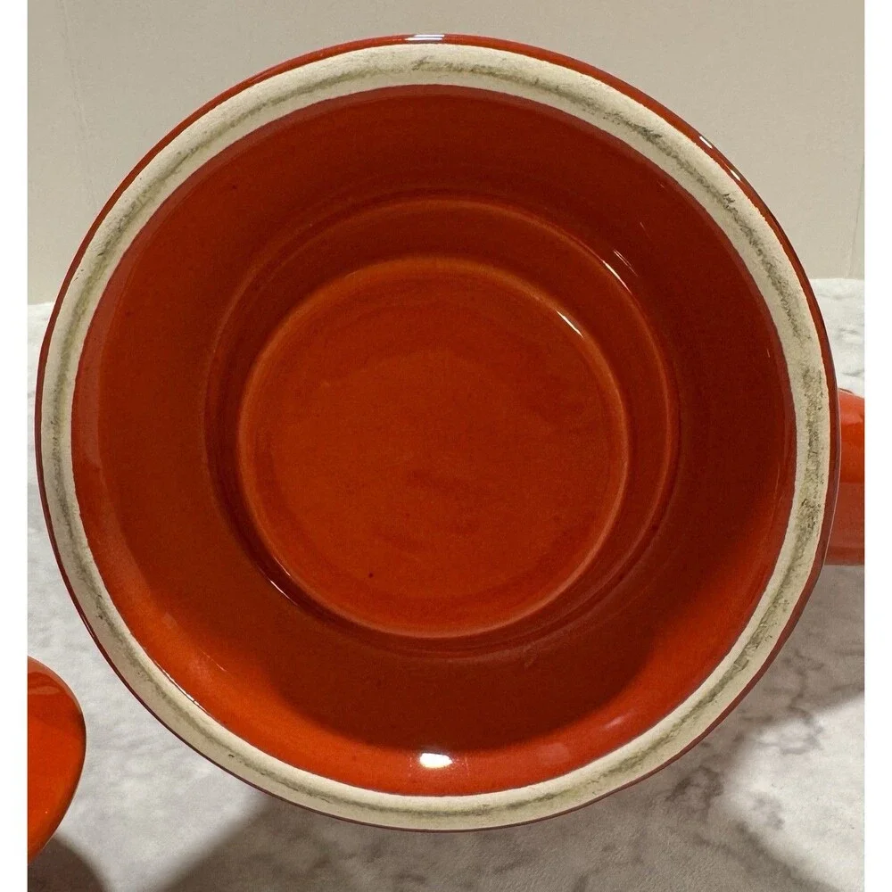 Vintage Metlox Poppytrail  Vernon Red Rooster Coffee Pot with Lid